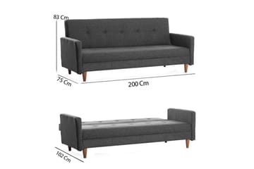 Hiko Sovesofa - Mørkegrå - Møbler - Sofaer - Sovesofaer