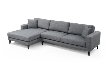 Hilari Sovesofa med Divan Venstre - Grå - Møbler - Sofaer - Sovesofaer