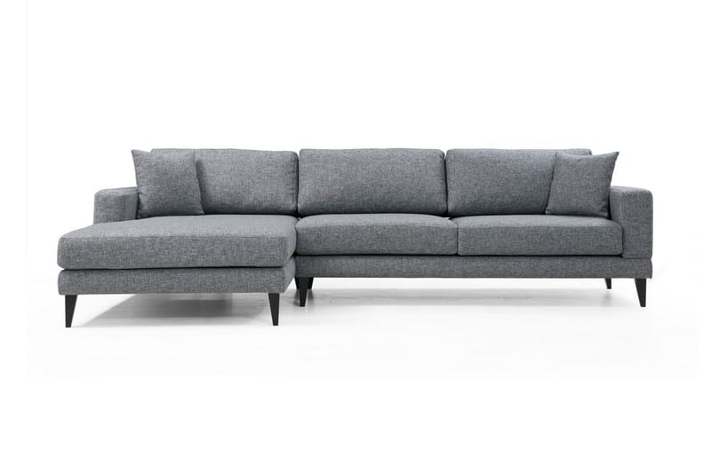 Hilari Sovesofa med Divan Venstre - Grå - Møbler - Sofaer - Sovesofaer