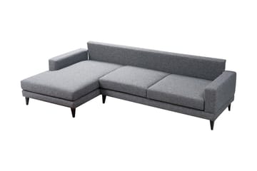 Hilari Sovesofa med Divan Venstre - Grå - Møbler - Sofaer - Sovesofaer