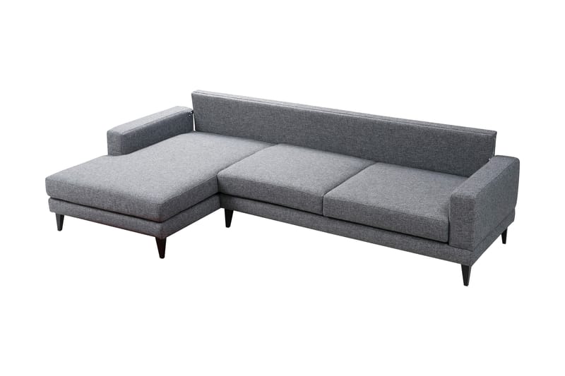 Hilari Sovesofa med Divan Venstre - Grå - Møbler - Sofaer - Sovesofaer