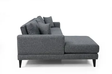 Hilari Sovesofa med Divan Venstre - Grå - Møbler - Sofaer - Sovesofaer