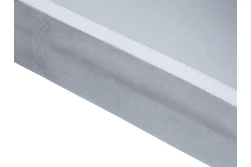 Hjørnesofa 4-seters H med sovefunksjon fløyelsgrå OSLO - Grå - Møbler - Sofaer - Sovesofaer