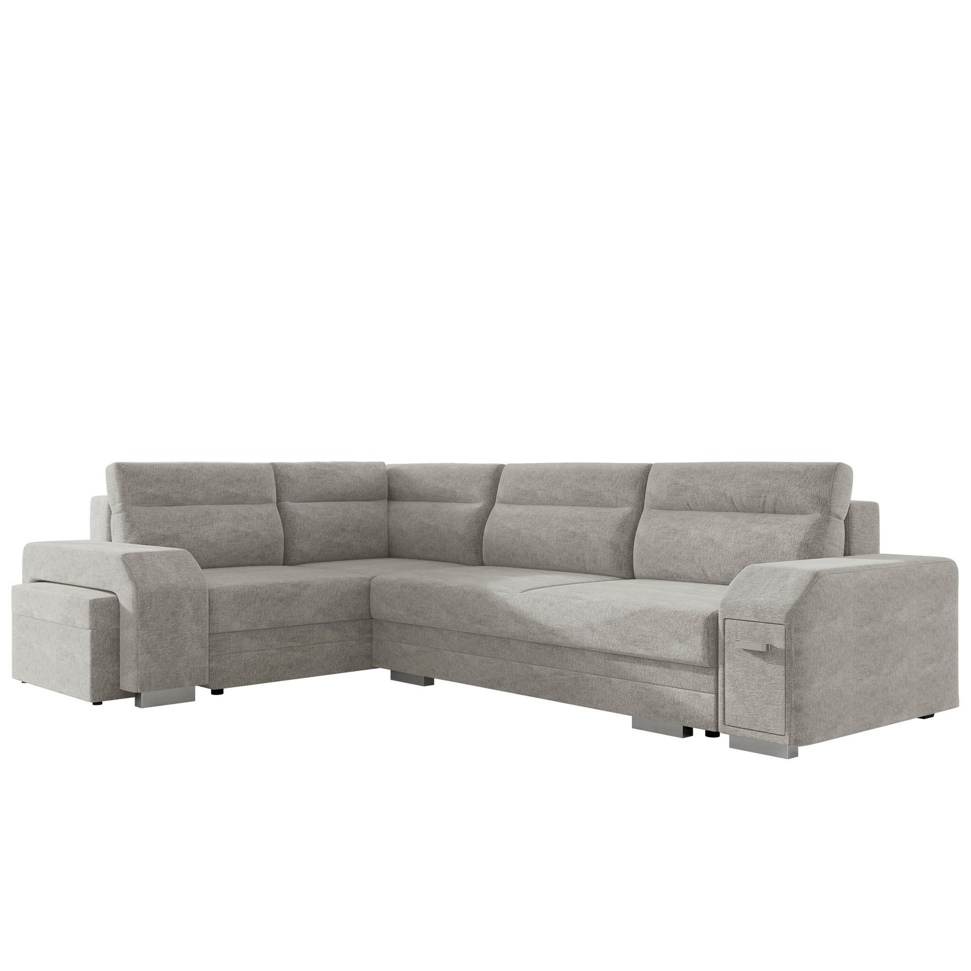 hjørnesofa Alvares Nazar 225.03 Venstrevendt - Grå