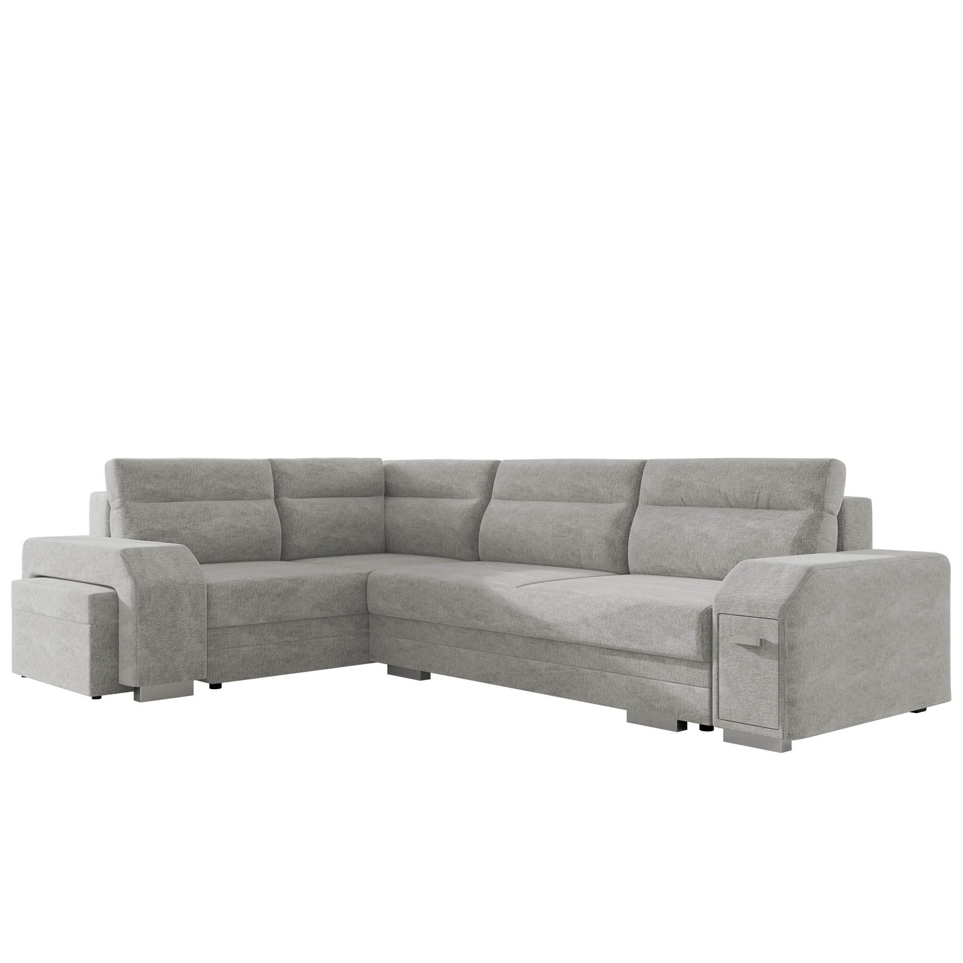 hjørnesofa Alvares Nazar 225.05 Venstrevendt - Grå