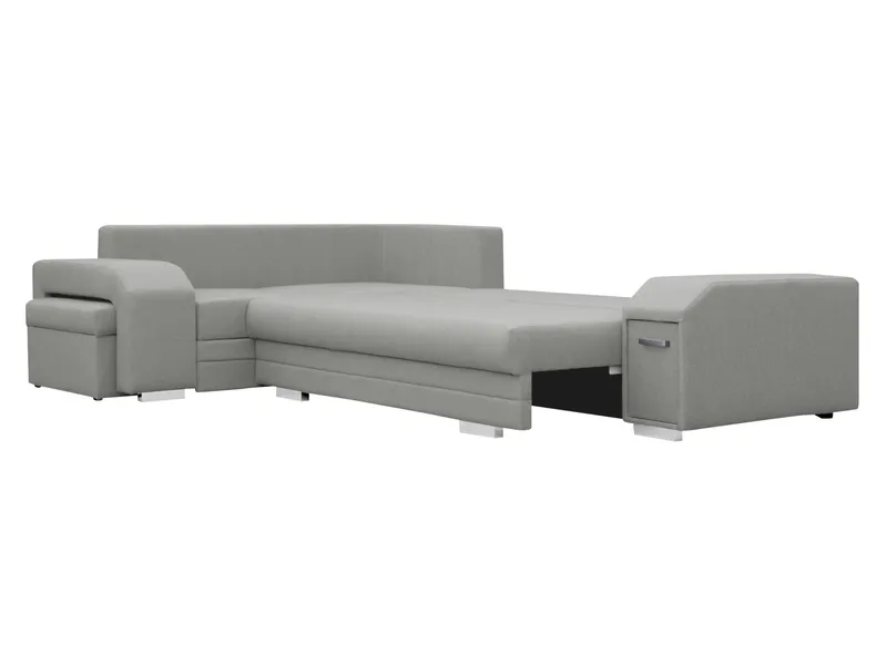 hjørnesofa Alvares Nazar 225.06 Høyrevendt - Grå - Møbler - Sofaer - Sovesofaer
