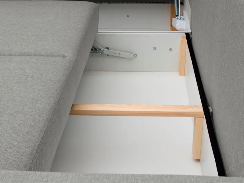 hjørnesofa Alvares Nazar 225.06 Venstrevendt - Grå - Møbler - Sofaer - Sovesofaer