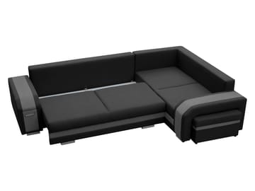 hjørnesofa Assan Nazar 225.05 + Nazar 225.04 Venstrevendt - grå - Møbler - Sofaer - Sovesofaer