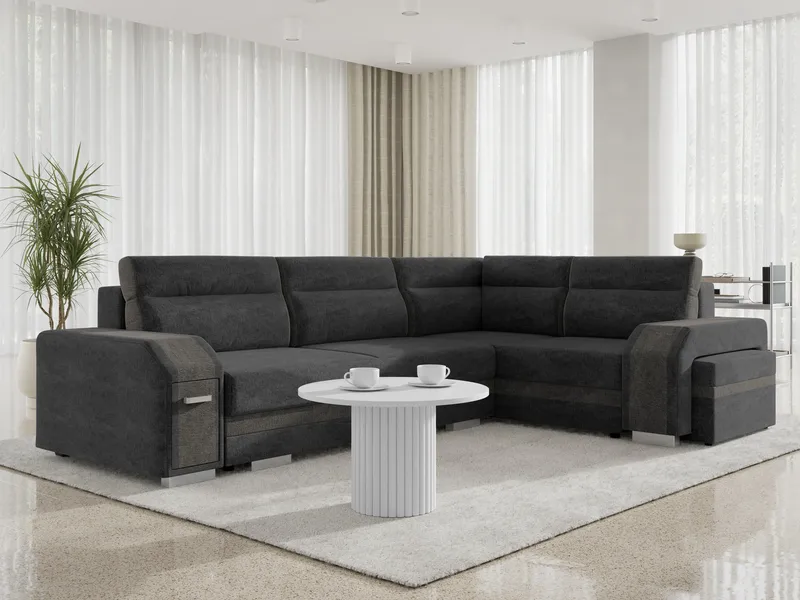 hjørnesofa Assan Nazar 225.07 + Nazar 225.06 Høyrevendt - Møbler - Sofaer - Sovesofaer