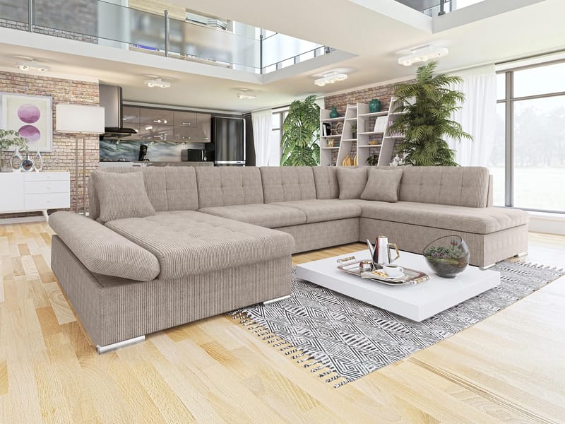 hjørnesofa Bergen Poso 03 Høyrevendt - Møbler - Sofaer - Sovesofaer