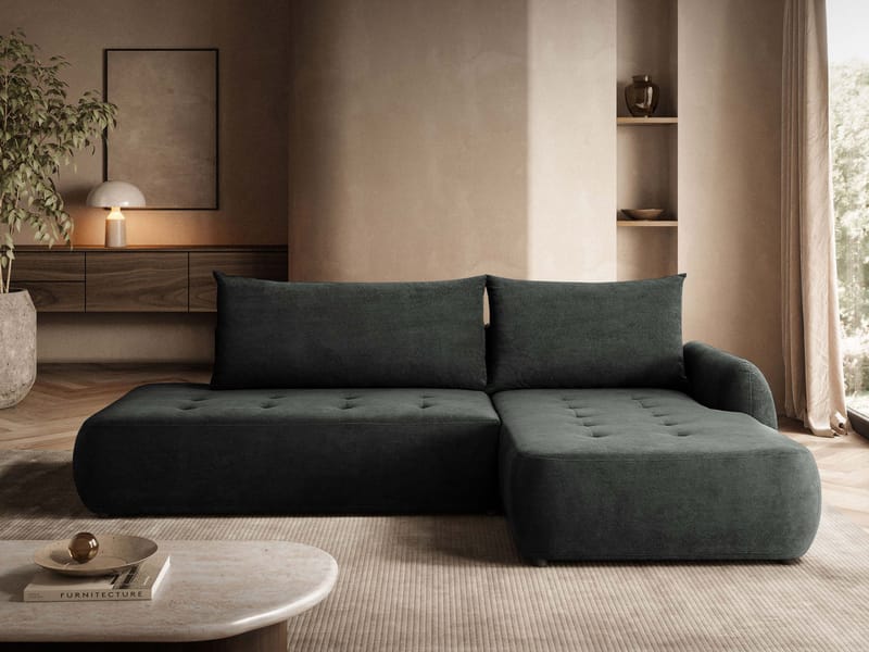 hjørnesofa Bueno Cruz 97 Høyrevendt - Grå - Møbler - Sofaer - Sovesofaer