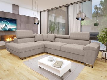 hjørnesofa Cotere Poso 03 Venstrevendt - Møbler - Sofaer - Sovesofaer