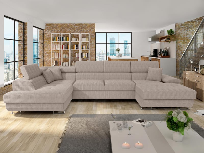 hjørnesofa Cotere Poso 03 Venstrevendt - Møbler - Sofaer - Sovesofaer