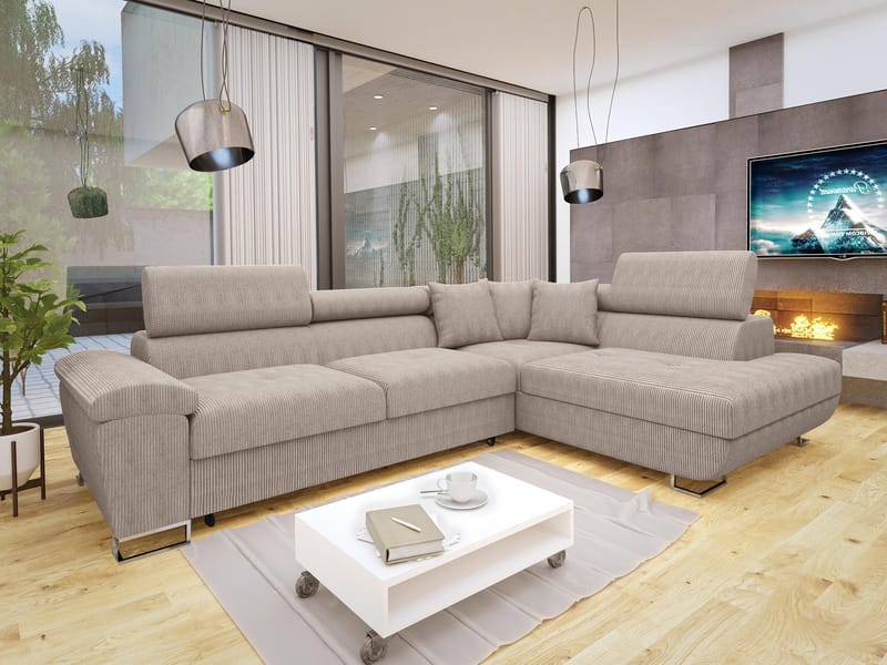 hjørnesofa Cotere Poso 03 Høyrevendt - Møbler - Sofaer - Sovesofaer