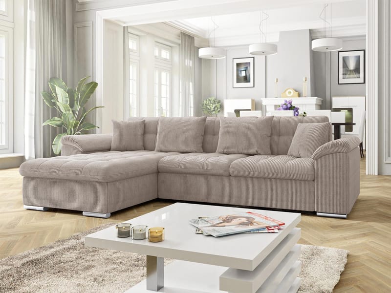 hjørnesofa Diana Poso 03 Venstrevendt - Møbler - Sofaer - Sovesofaer