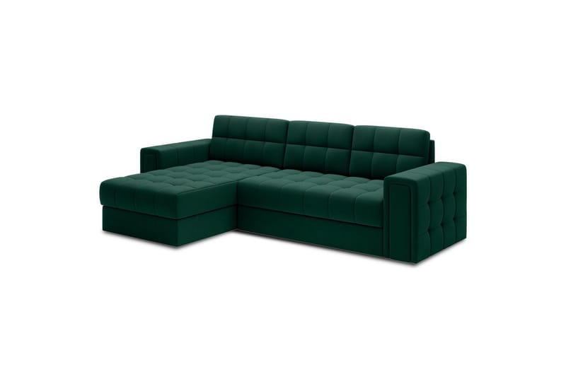 Hjørnesofa Eltap Blenvi 260x150x82 cm - Lukso 35, Grønn - Møbler - Sofaer - Sovesofaer