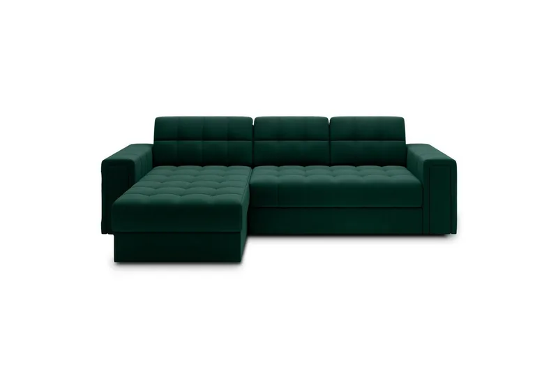 Hjørnesofa Eltap Blenvi 260x150x82 cm - Lukso 35, Grønn - Møbler - Sofaer - Sovesofaer