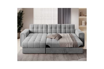 Hjørnesofa Eltap Blenvi 260x150x82 cm - Monolith 84, Grå - Møbler - Sofaer - Sovesofaer