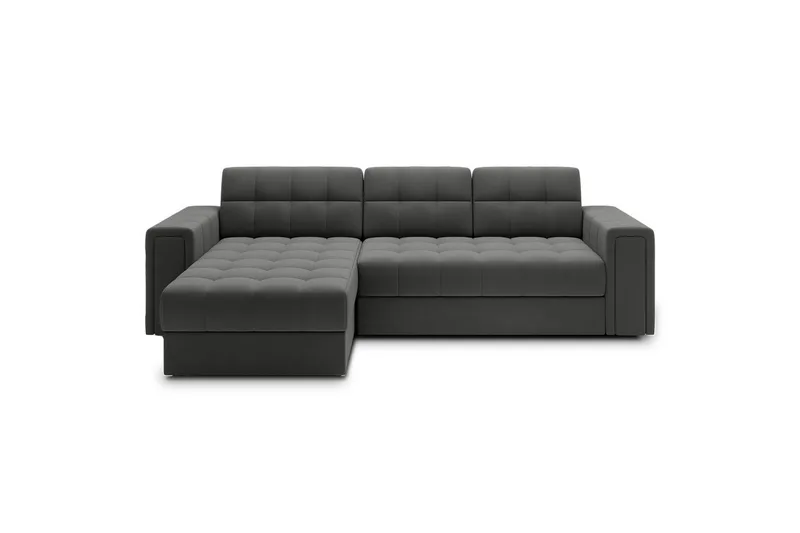 Hjørnesofa Eltap Blenvi 260x150x82 cm, Sola 06, Mørk Grå