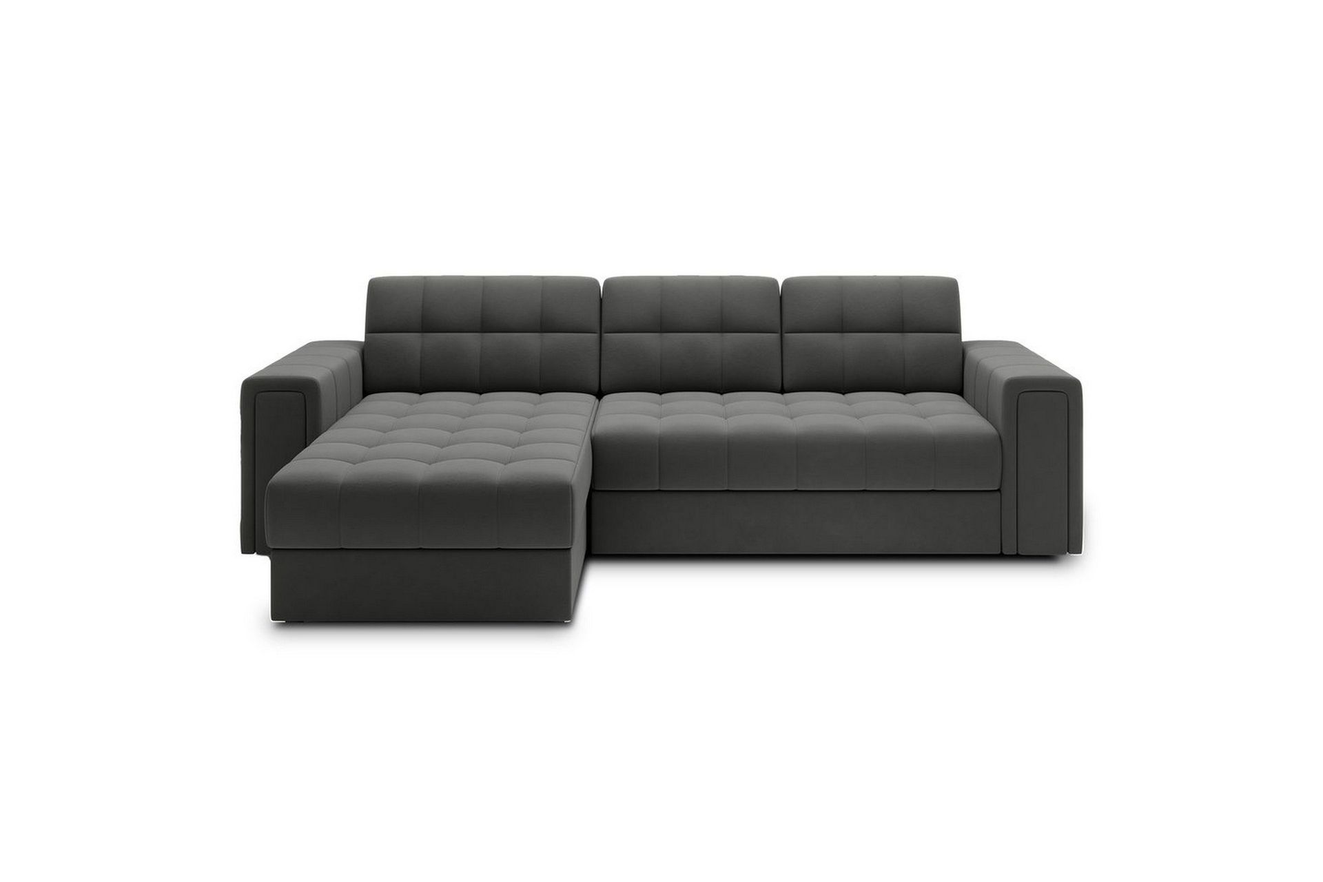 Hjørnesofa Eltap Blenvi 260x150x82 cm - Sola 06, Mørk Grå