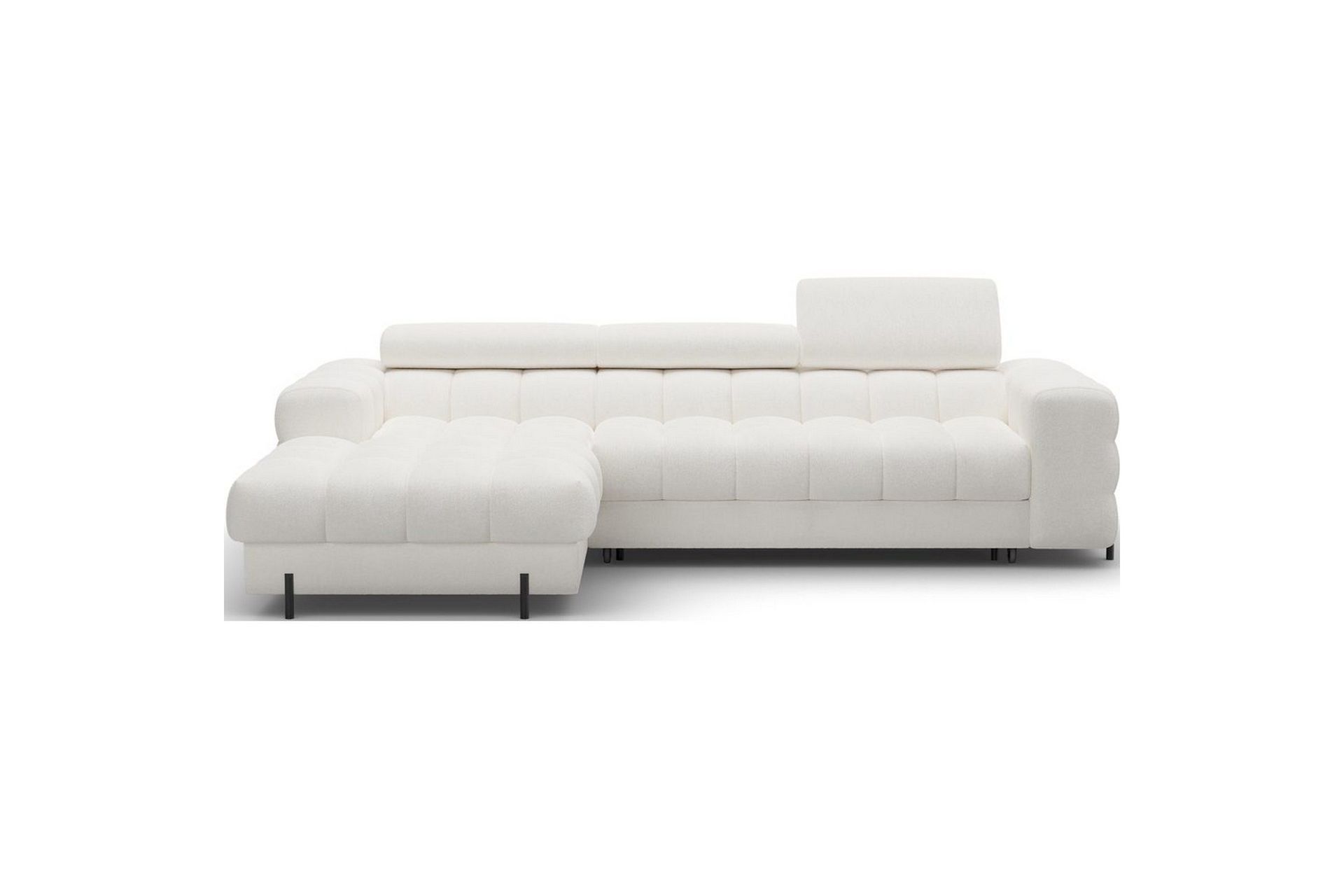 Hjørnesofa Eltap Felro 285x181x93 cm - Amore 01, Hvit, Venstre