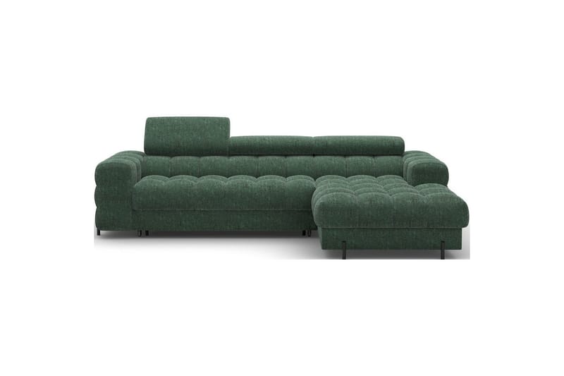 Hjørnesofa Eltap Felro 285x181x93 cm - Amore 35, Grønn, Høyre - Møbler - Sofaer - Sovesofaer