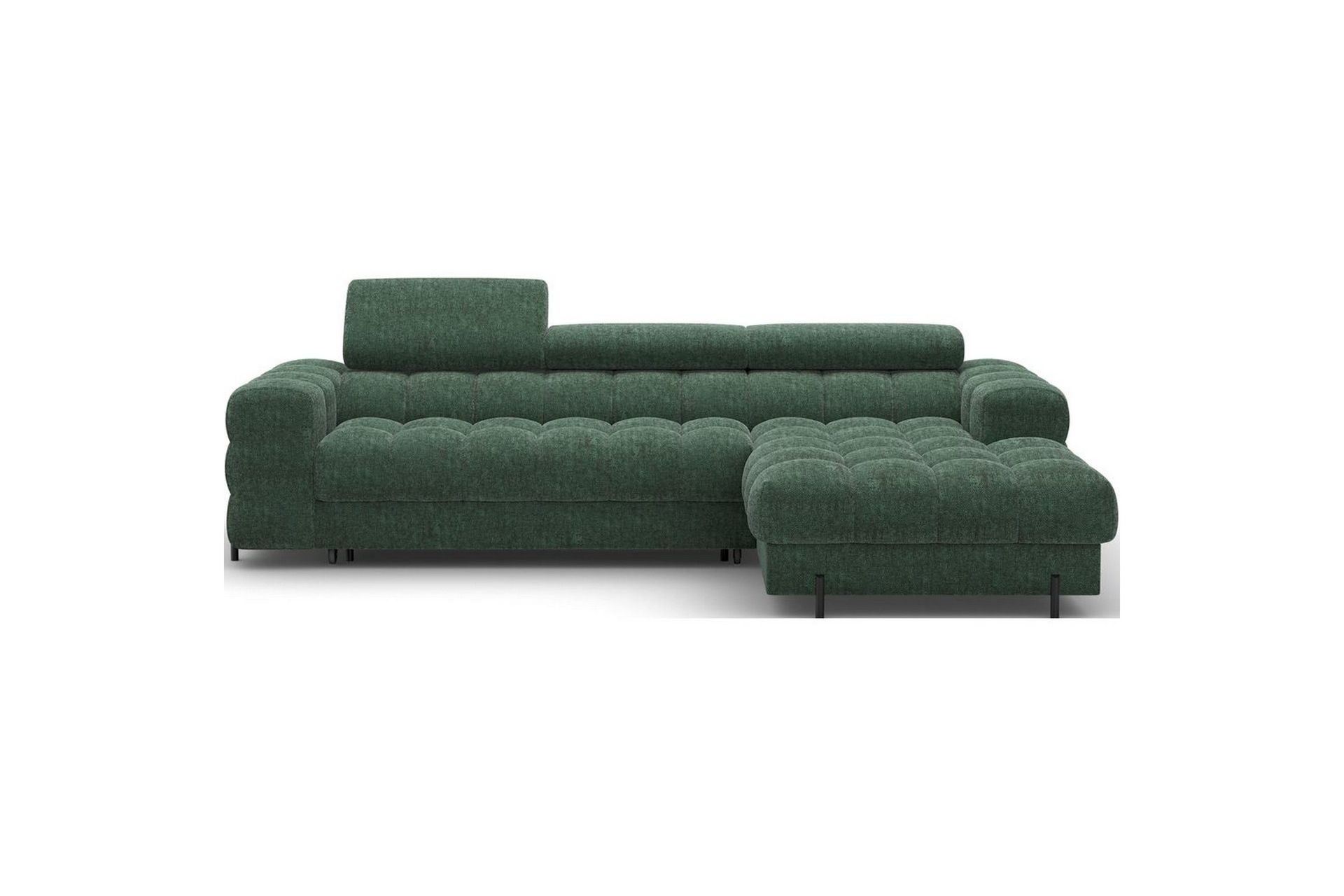 Hjørnesofa Eltap Felro 285x181x93 cm - Amore 35, Grønn, Høyre