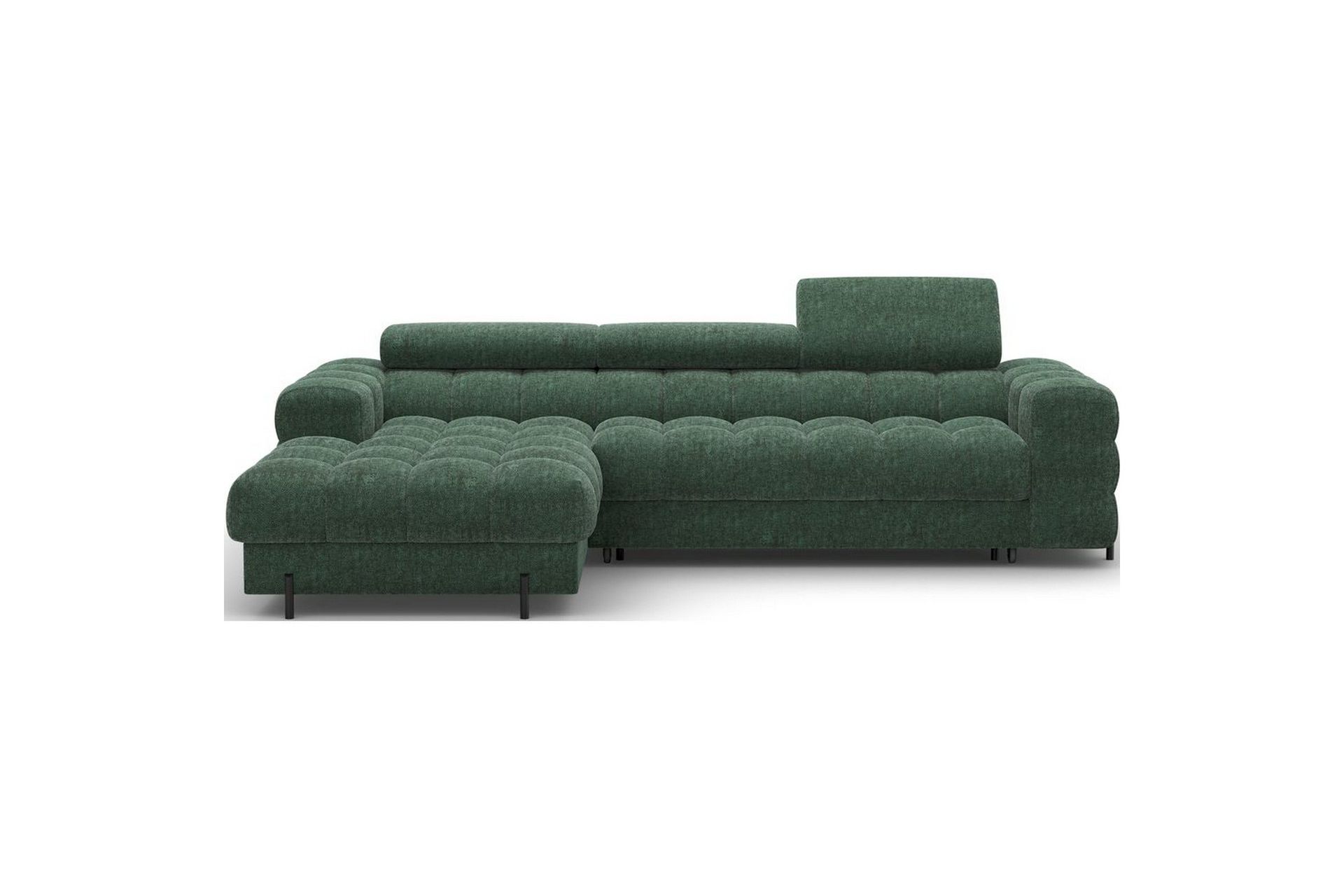 Hjørnesofa Eltap Felro 285x181x93 cm - Amore 35, Grønn, Venstre