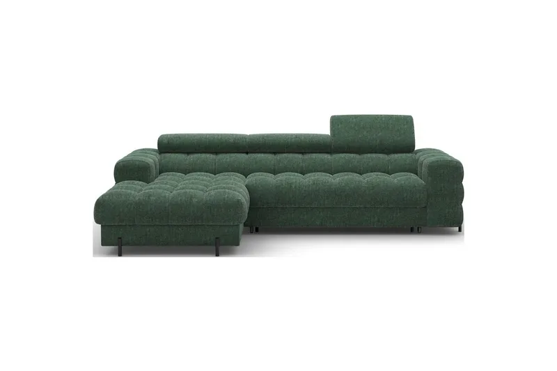 Hjørnesofa Eltap Felro 285x181x93 cm - Amore 35, Grønn, Venstre - Møbler - Sofaer - Sovesofaer