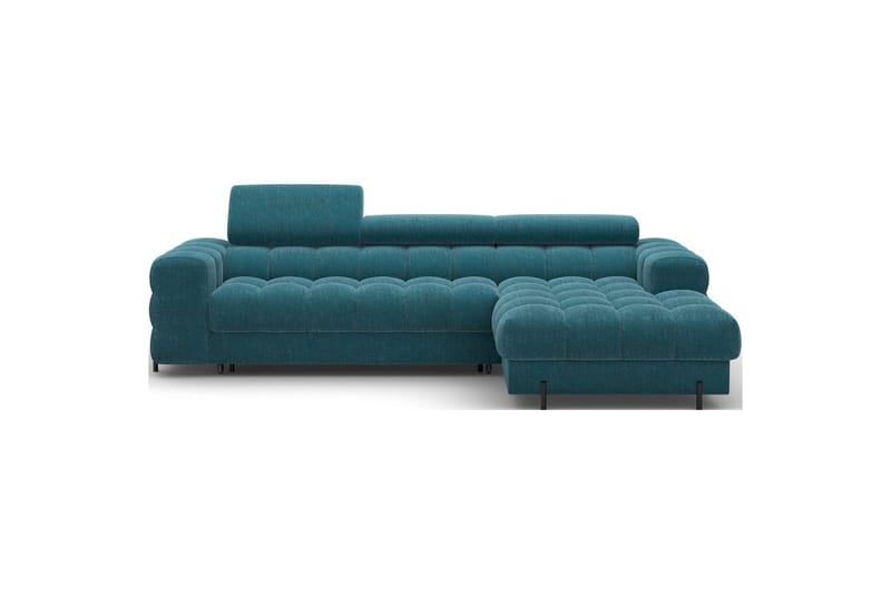 Hjørnesofa Eltap Felro 285x181x93 cm - Amore 40, Blå, Høyre - Møbler - Sofaer - Sovesofaer