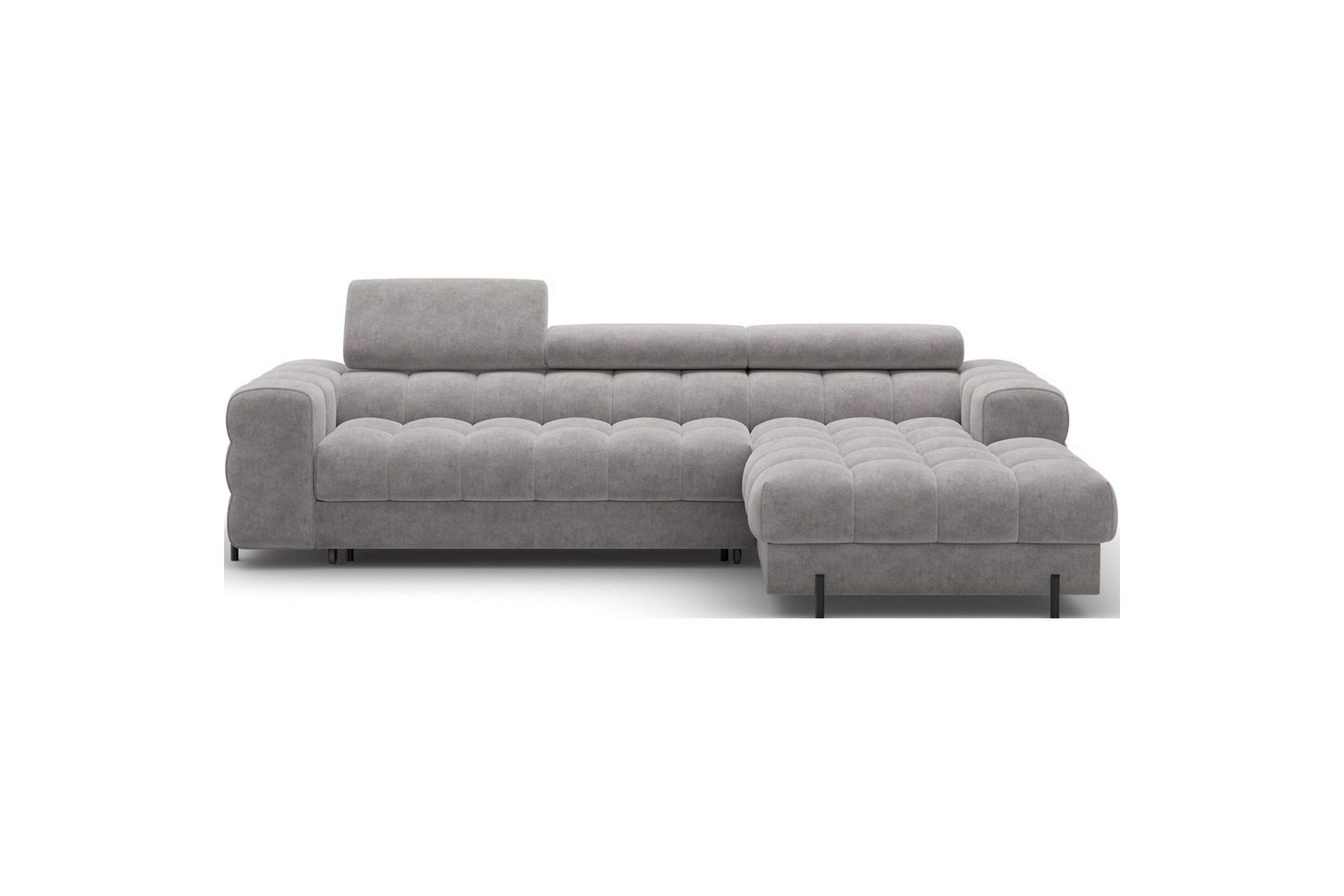 Hjørnesofa Eltap Felro 285x181x93 cm - Aura 04, Grå, Høyre