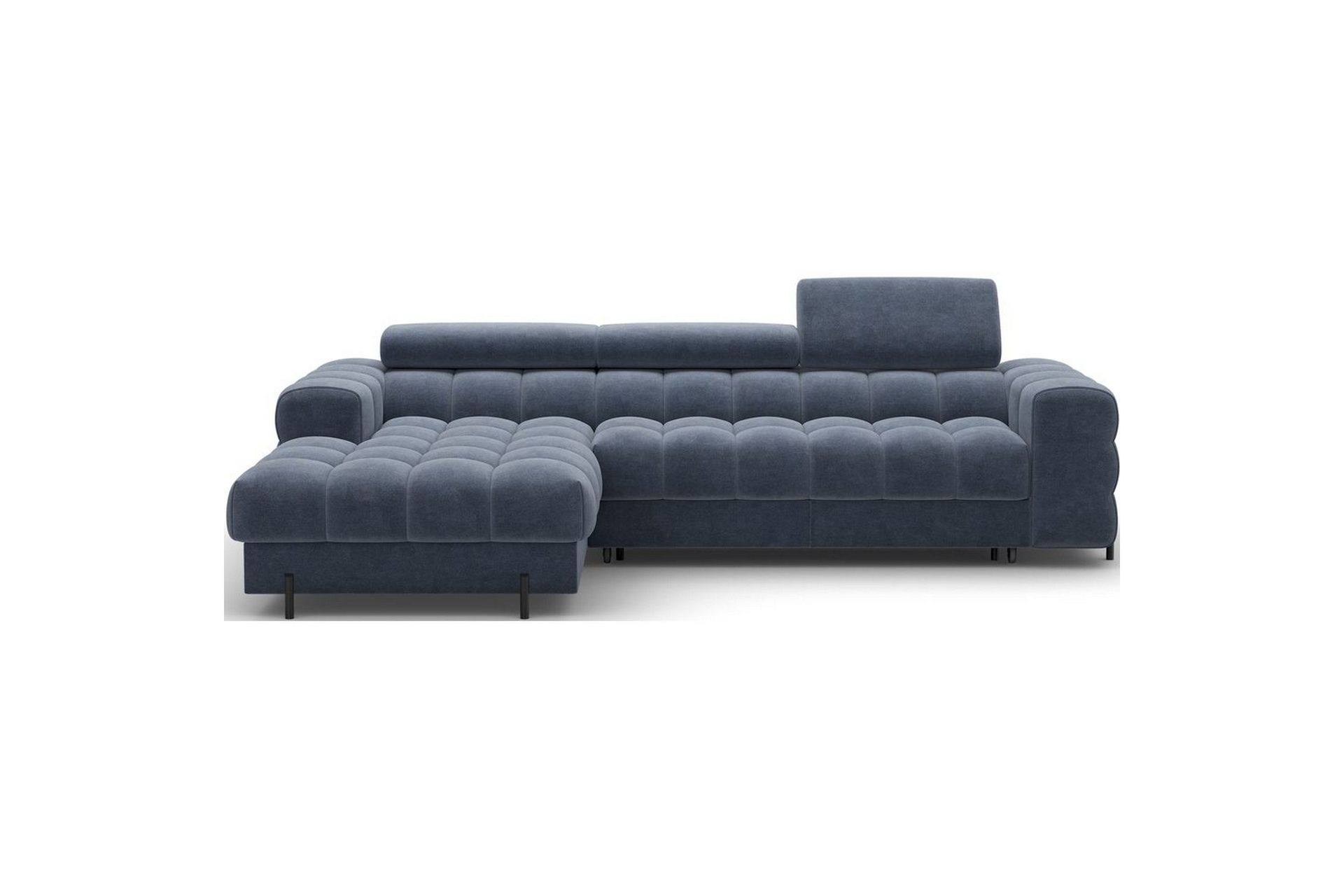 Hjørnesofa Eltap Felro 285x181x93 cm - Aura 40, Blå, Venstre