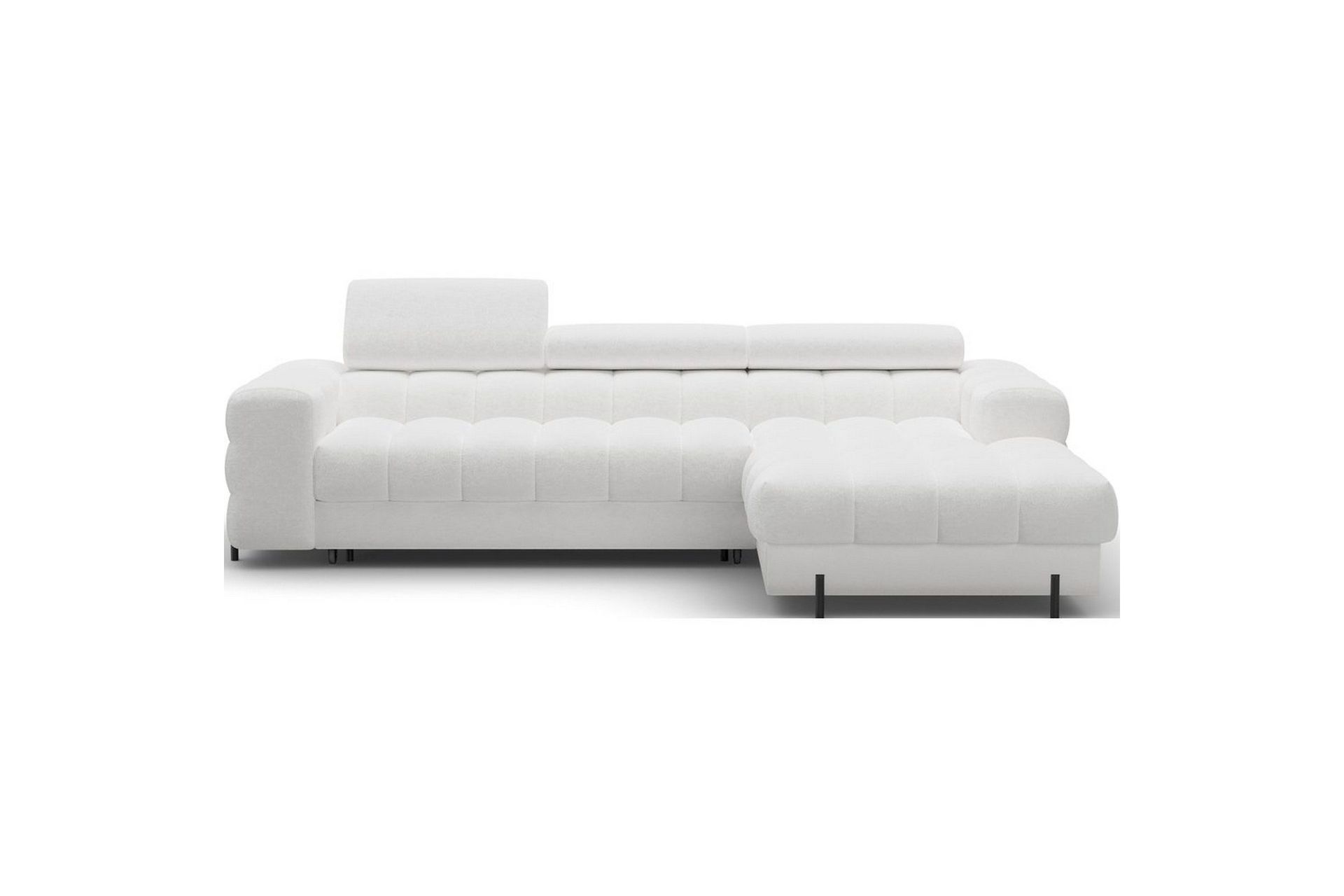Hjørnesofa Eltap Felro 285x181x93 cm - Royal 01, Hvit, Høyre