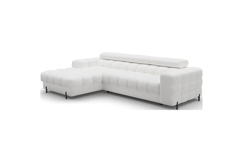 Hjørnesofa Eltap Felro 285x181x93 cm - Royal 01, Hvit, Venstre - Møbler - Sofaer - Sovesofaer