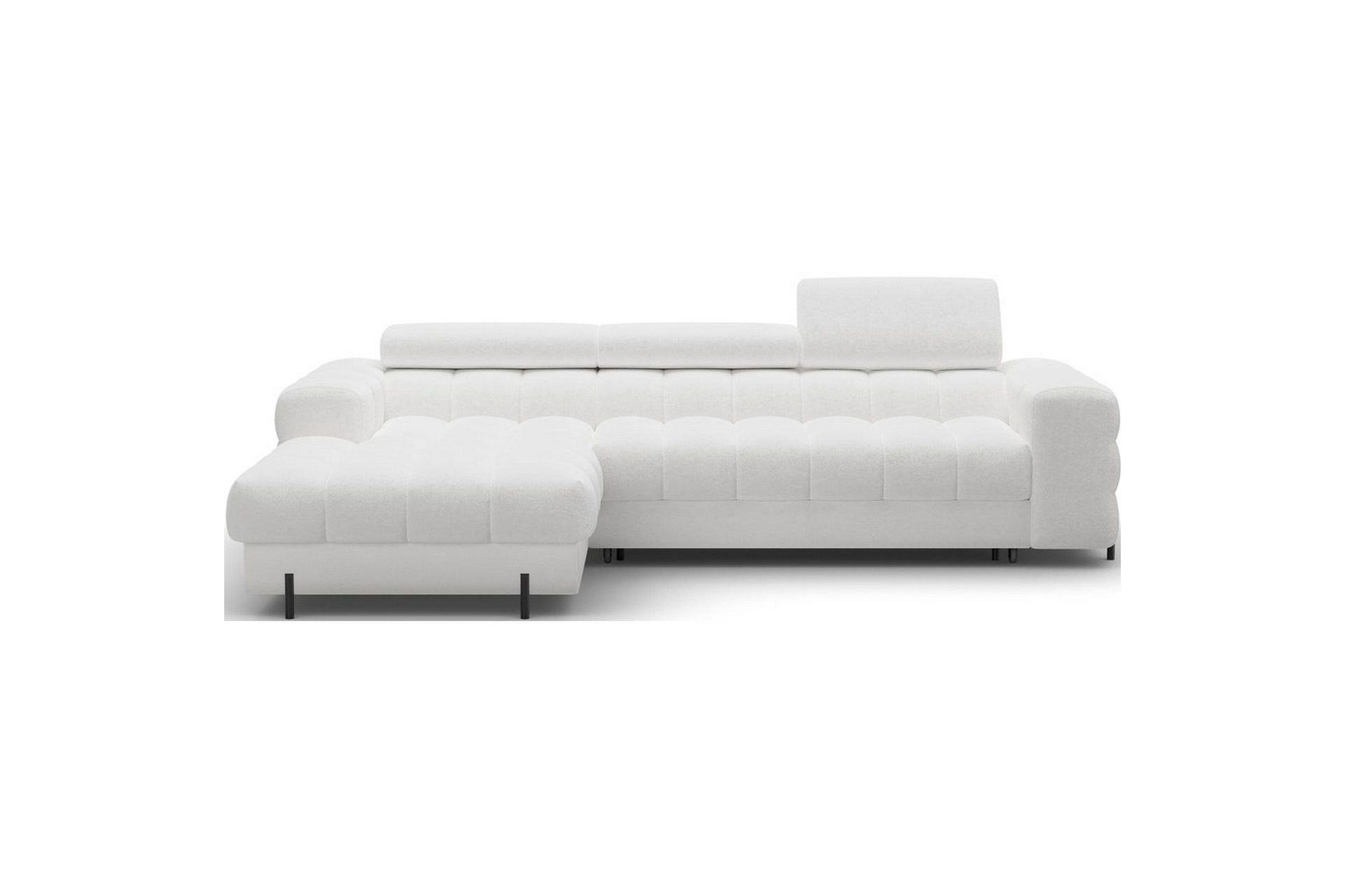 Hjørnesofa Eltap Felro 285x181x93 cm - Royal 01, Hvit, Venstre