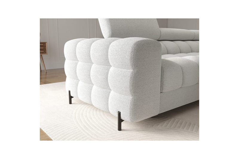 Hjørnesofa Eltap Felro 285x181x93 cm - Royal 03, Grå, Høyre - Møbler - Sofaer - Sovesofaer