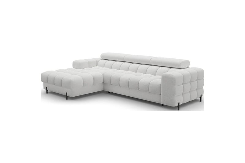 Hjørnesofa Eltap Felro 285x181x93 cm - Royal 03, Grå, Venstre - Møbler - Sofaer - Sovesofaer