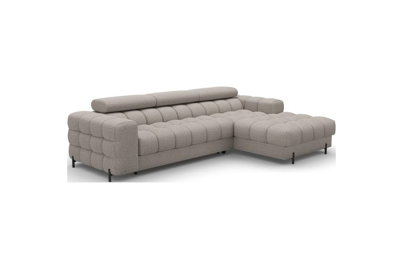 Hjørnesofa Eltap Felro 285x181x93 cm - Royal 20, Beige, Høyre - Møbler - Sofaer - Sovesofaer