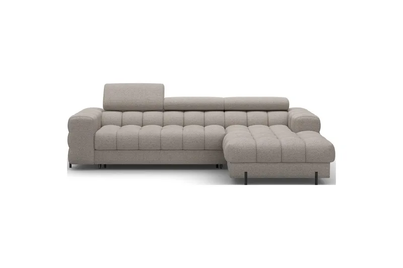 Hjørnesofa Eltap Felro 285x181x93 cm - Royal 20, Beige, Høyre - Møbler - Sofaer - Sovesofaer