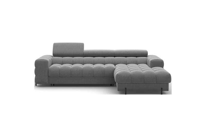 Hjørnesofa Eltap Felro 285x181x93 cm - Sola 06, Mørk Grå, Høyre - Møbler - Sofaer - Sovesofaer
