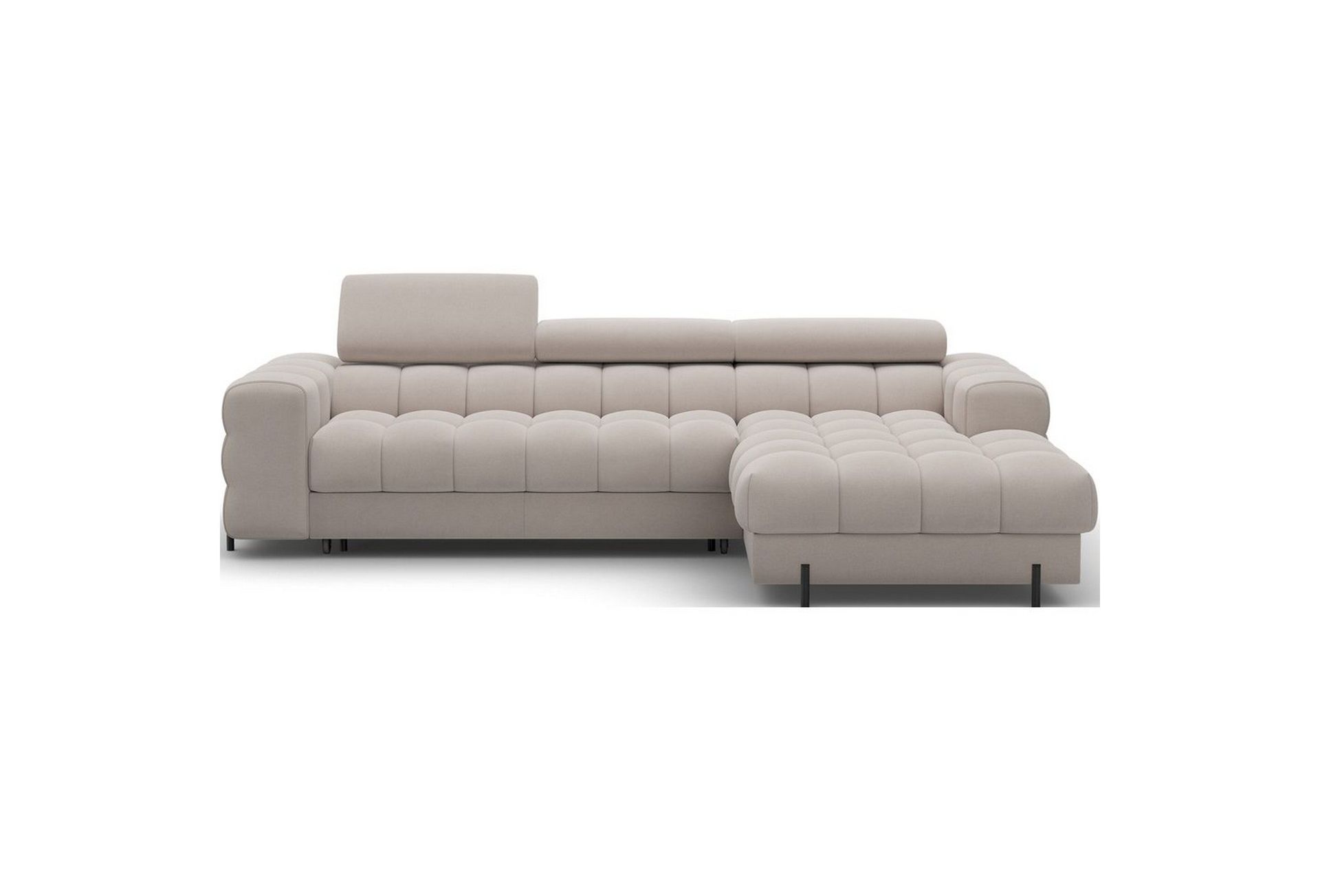 Hjørnesofa Eltap Felro 285x181x93 cm - Sola 18, Beige, Høyre