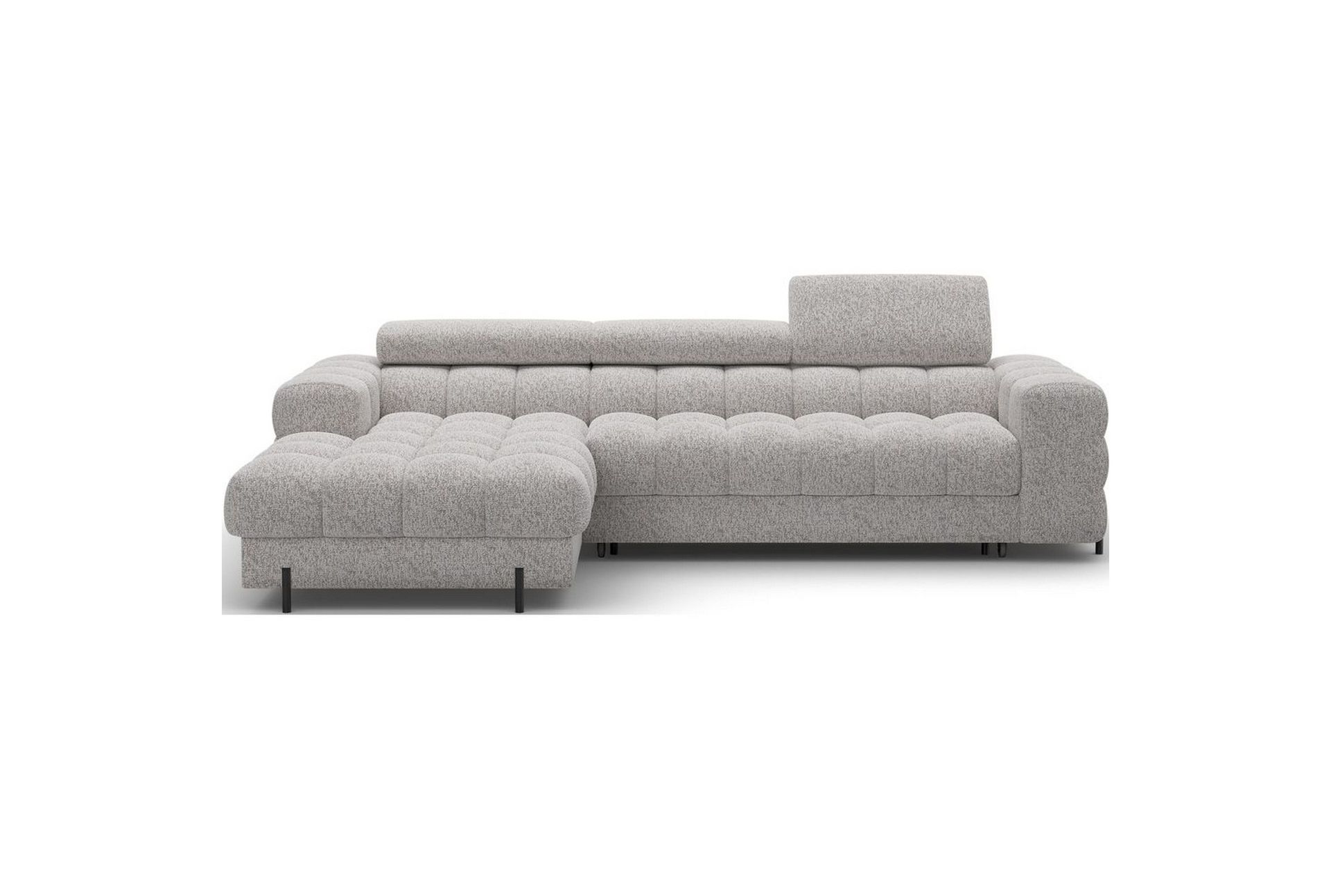 Hjørnesofa Eltap Felro 285x181x93 cm - Pellerito 20, Grå, Venstre