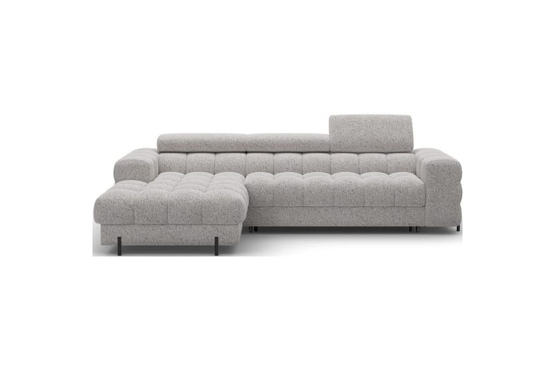 Hjørnesofa Eltap Felro 285x181x93 cm, Pellerito 20, Grå, Venstre