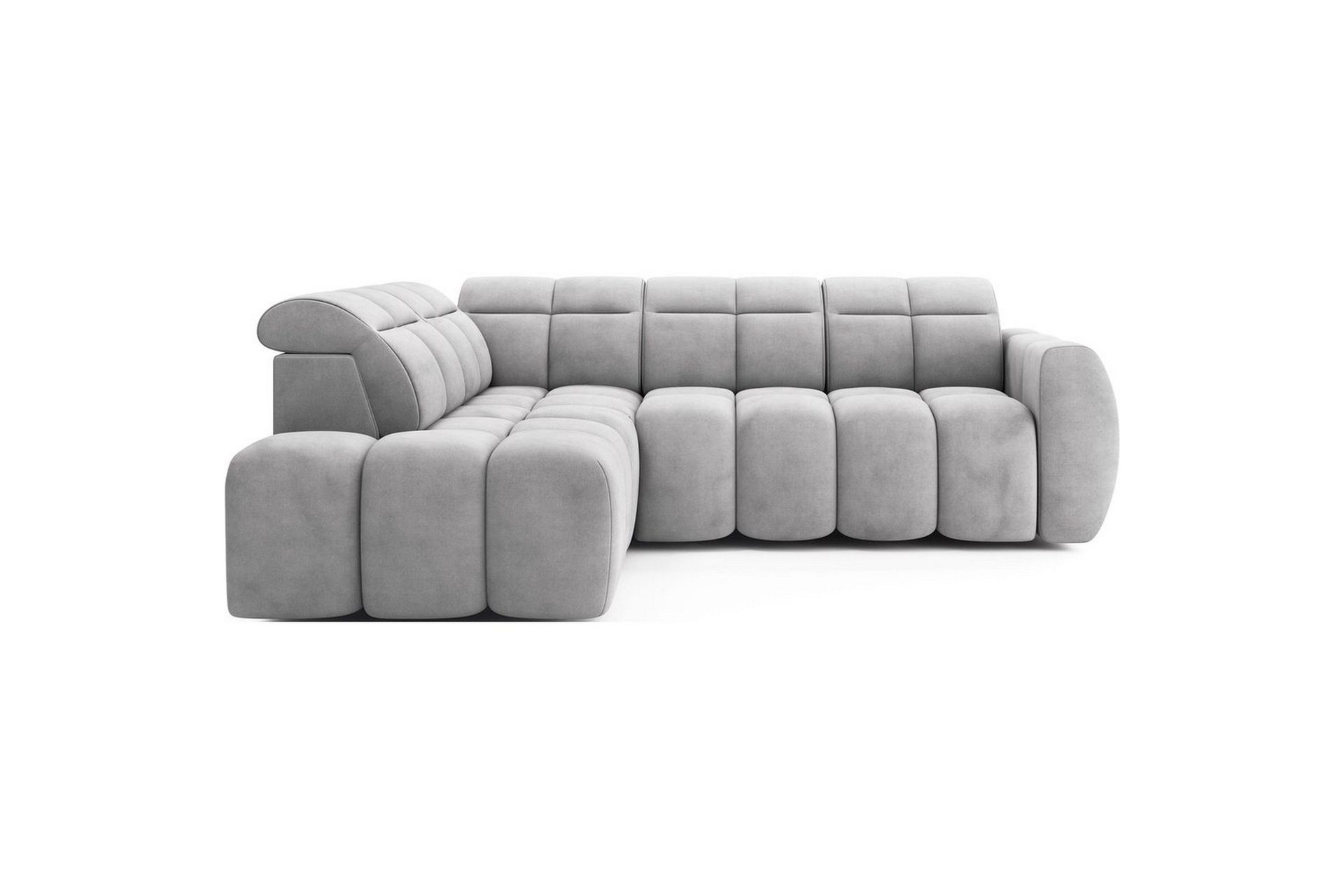Hjørnesofa Eltap Flconn 258x208x107 cm - Sola 04, Grå, Venstre