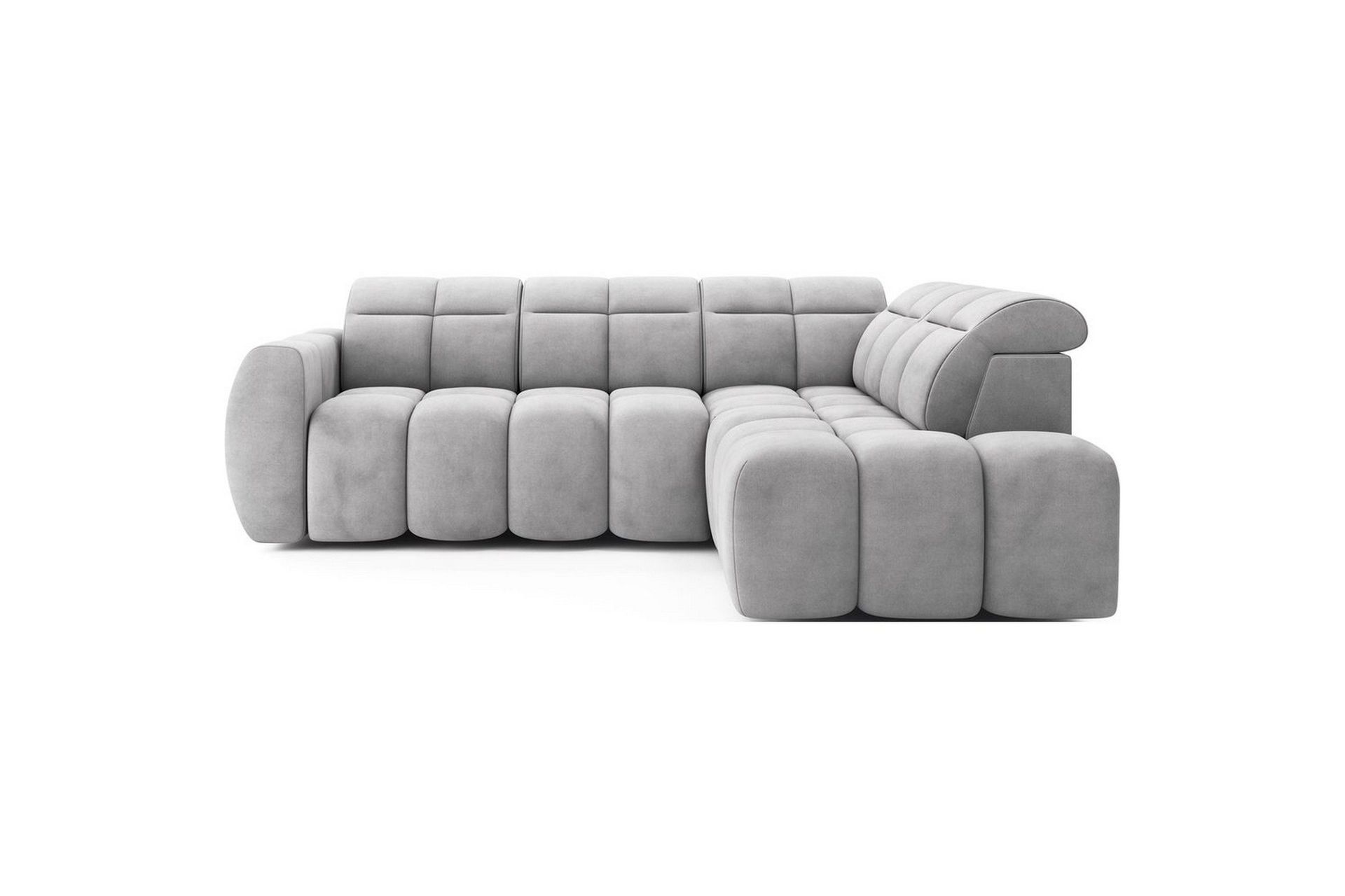 Hjørnesofa Eltap Flconn 258x208x107 cm - Paolli 04, Grå, Høyre