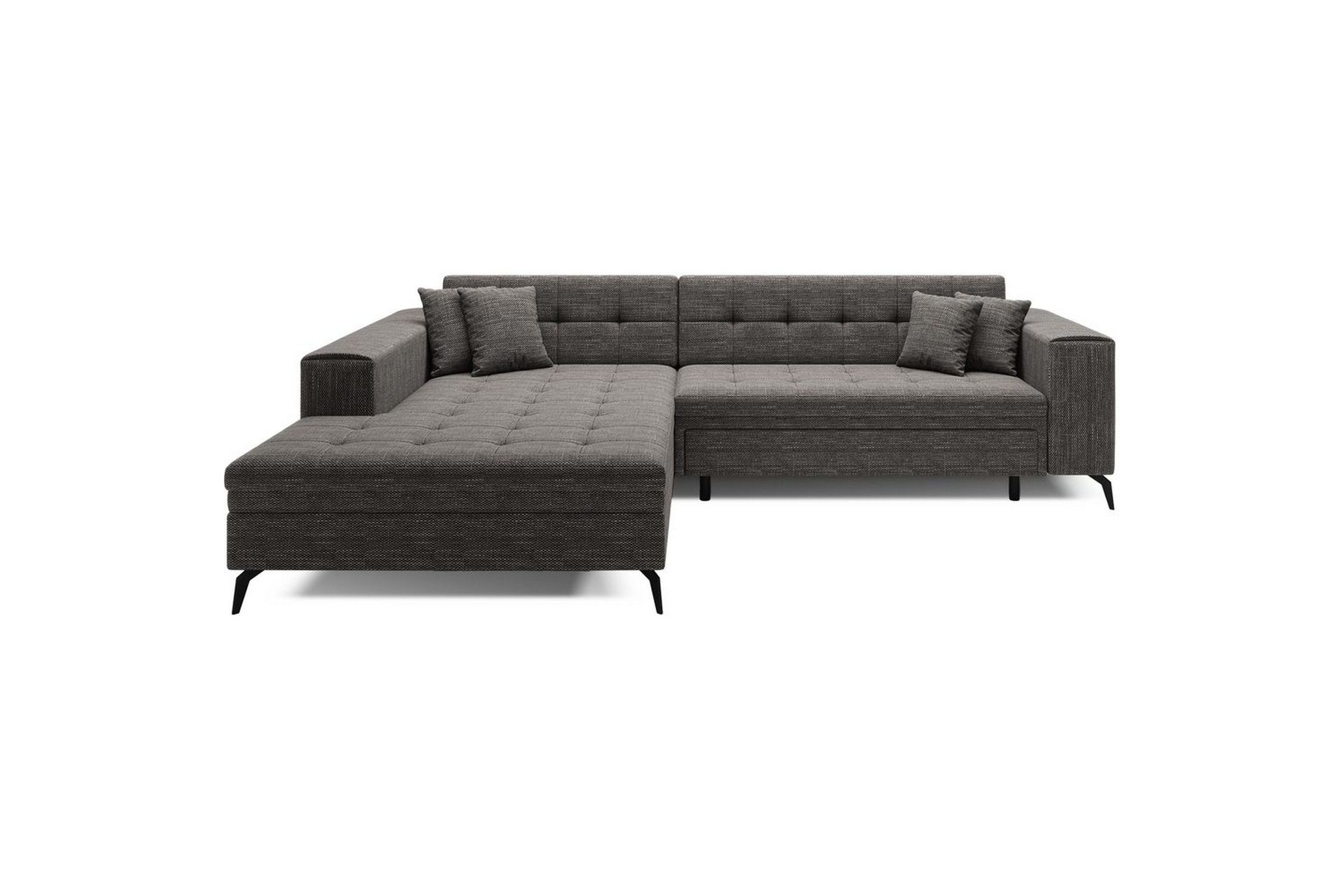 Hjørnesofa Eltap Solange 292x196x84 cm - Berlin 01, Grå, Venstre