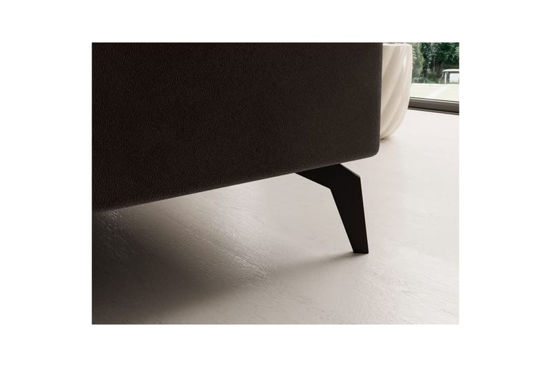 Hjørnesofa Eltap Solange 292x196x84 cm - Mat Velvet 29, Mørk brun, Venstre - Møbler - Sofaer - Sovesofaer