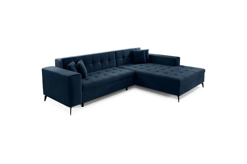 Hjørnesofa Eltap Solange 292x196x84 cm - Monolith 77, Mørk Blå, Høyre - Møbler - Sofaer - Sovesofaer