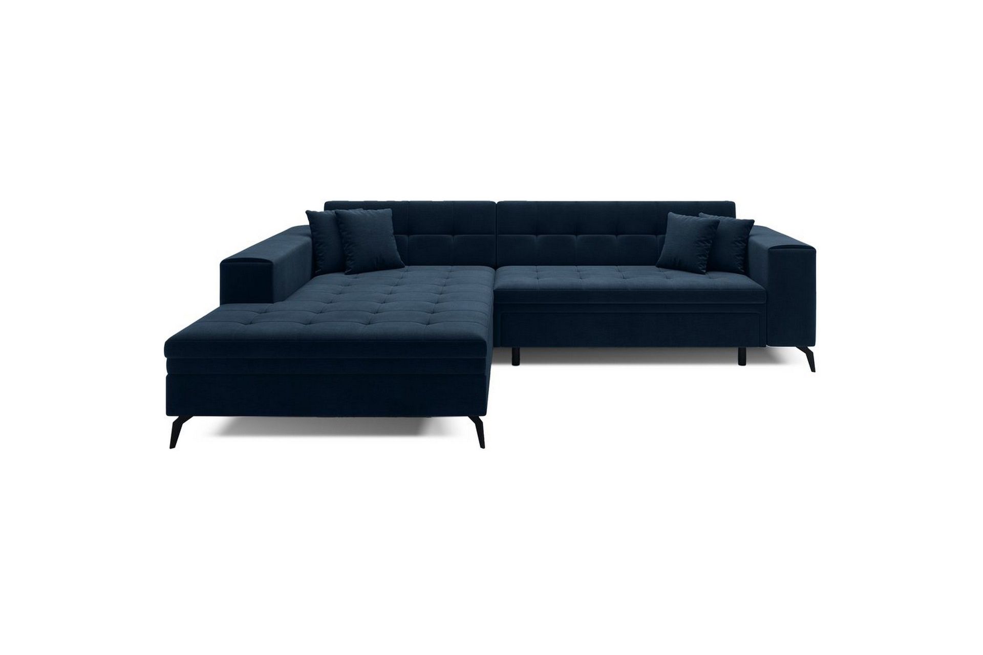 Hjørnesofa Eltap Solange 292x196x84 cm - Monolith 77, Mørk Blå, Venstre