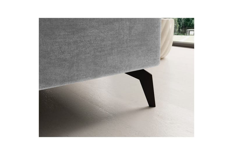 Hjørnesofa Eltap Solange 292x196x84 cm - Monolith 84, Grå, Venstre - Møbler - Sofaer - Sovesofaer